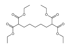 heptane-1,1,7,7-tetracarboxylic acid tetraethyl ester Structure
