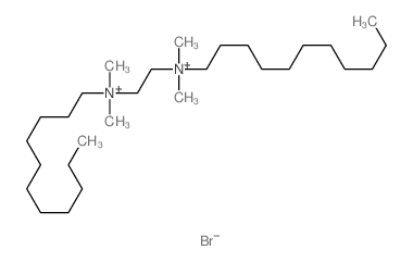 1,2-Ethanediaminium,N1,N1,N2,N2-tetramethyl-N1,N2-diundecyl-, bromide (1:2) Structure