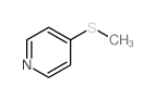 Pyridine,4-(methylthio)-结构式