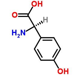 D(-)-对羟基苯甘氨酸结构式