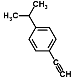 4'-Isopropylphenylacetylene Structure