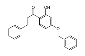 1-[4-(BENZYLOXY)-2-HYDROXYPHENYL]-3-PHENYLPROP-2-EN-1-ONE结构式