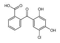 2-(5-chloro-2,4-dihydroxybenzoyl)benzoic acid Structure