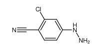 2-氯-4-肼基苄腈结构式