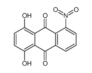 1,4-dihydroxy-5-nitroanthracene-9,10-dione结构式