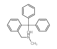 Benzenemethanol,2-[(methylamino)methyl]-a,a-diphenyl- Structure