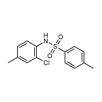 N-(2-氯-4-甲基苯基)-4-甲基苯磺酰胺结构式