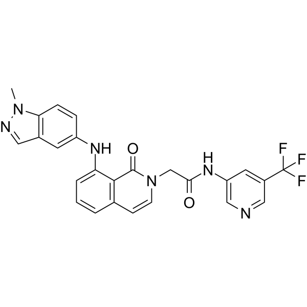 DDR1/2 inhibitor-2结构式