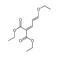 diethyl 2-(3-ethoxyprop-2-enylidene)propanedioate结构式