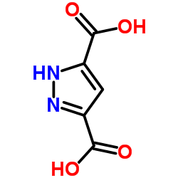 3,5-Pyrazoledicarboxylic acid monohydrate structure