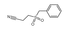 3-phenylmethanesulfonyl-propionitrile结构式