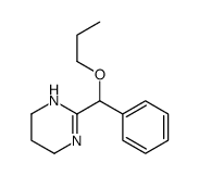 2-[phenyl(propoxy)methyl]-1,4,5,6-tetrahydropyrimidine结构式