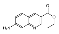 7-氨基喹啉-3-羧酸乙酯结构式