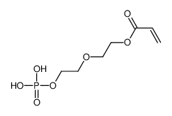 2-(2-phosphonooxyethoxy)ethyl prop-2-enoate结构式