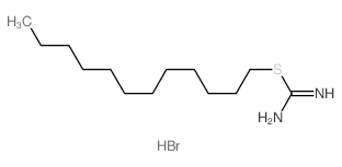 Carbamimidothioic acid,dodecyl ester, monohydrobromide (9CI) Structure