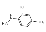(4-Methylphenyl)hydrazine hydrochloride Structure
