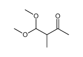 4,4-dimethoxy-3-methylbutan-2-one Structure