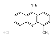 9-Acridinamine,4-methyl-, hydrochloride (1:1) Structure