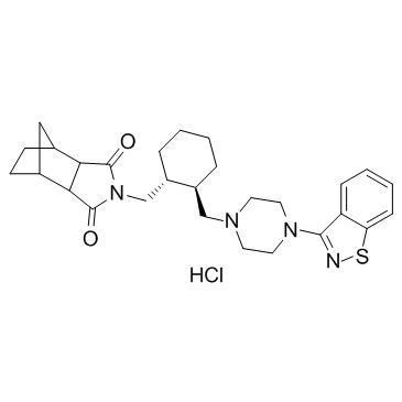 Lurasidone Hydrochloride structure