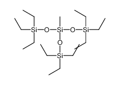 triethyl-[methyl-bis(triethylsilyloxy)silyl]oxysilane Structure