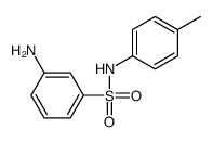 3-氨基-N-(4-甲基苯基)苯磺酰胺结构式