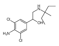 1-(4-amino-3,5-dichlorophenyl)-2-(3-methylpentan-3-ylamino)ethanol Structure