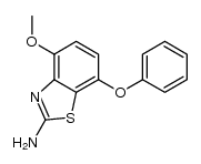 4-methoxy-7-phenoxy-benzothiazol-2-yl-amine Structure
