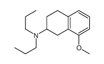 8-methoxy-2-(di-n-propylamino)tetralin Structure