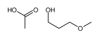 acetic acid,3-methoxypropan-1-ol结构式