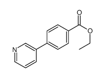 4-吡啶-3-基-苯甲酸乙酯结构式