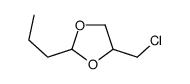 4-(chloromethyl)-2-propyl-1,3-dioxolane Structure