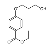 ethyl 4-(3-hydroxypropoxy)benzoate结构式