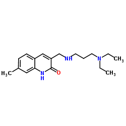 3-({[3-(Diethylamino)propyl]amino}methyl)-7-methyl-2(1H)-quinolinone Structure