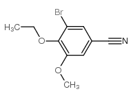 3-bromo-4-ethoxy-5-methoxybenzonitrile Structure