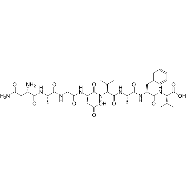 Lactoferrin (322-329) (human) trifluoroacetate salt Structure
