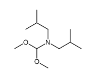 N-(dimethoxymethyl)-2-methyl-N-(2-methylpropyl)propan-1-amine结构式