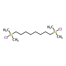 1,8-二(二甲基氯硅烷)辛烷结构式