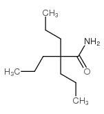 2,2-dipropylpentanamide structure