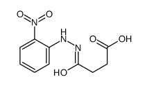 4-[2-(2-nitrophenyl)hydrazinyl]-4-oxobutanoic acid Structure