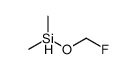 fluoromethoxy(dimethyl)silane Structure