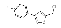 5-氯甲基-3-(4-氯苯基)异噁唑结构式
