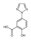 2-hydroxy-5-[1,2,3]triazol-2-yl-benzoic acid Structure