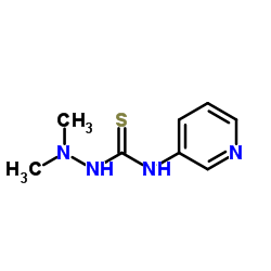 Hydrazinecarbothioamide, 2,2-dimethyl-N-3-pyridinyl- (9CI)结构式