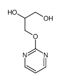 3-pyrimidin-2-yloxypropane-1,2-diol结构式