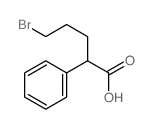 5-溴-2-(4-氯苯基)戊酸结构式