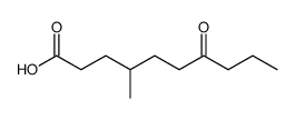 7-Oxo-4-methyl-decansaeure Structure