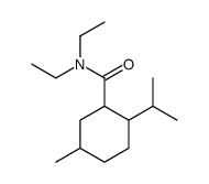N,N-diethyl-5-methyl-2-propan-2-ylcyclohexane-1-carboxamide结构式