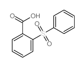 2-(benzenesulfonyl)benzoic acid Structure