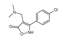 3-(4-chlorophenyl)-4-[(dimethylamino)methyl]-2H-1,2-oxazol-5-one Structure