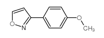 3-(4-甲氧基苯基)异恶唑结构式
